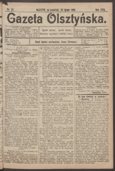 Gazeta Olsztyńska, 1903, nr 25