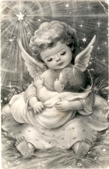 [Aniołek z Dzieciątkiem Jezus]