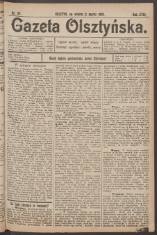 Gazeta Olsztyńska, 1903, nr 39