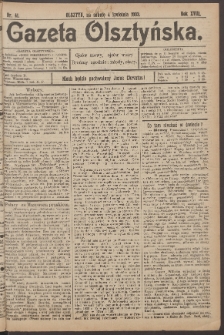 Gazeta Olsztyńska, 1903, nr 41