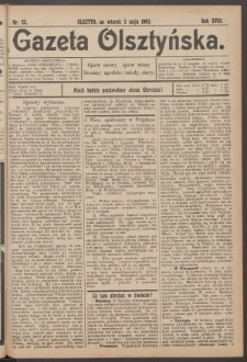 Gazeta Olsztyńska, 1903, nr 53