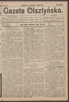 Gazeta Olsztyńska, 1903, nr 54
