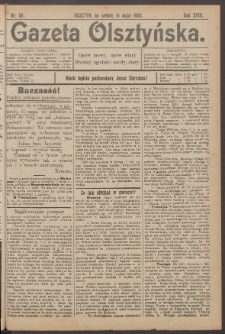 Gazeta Olsztyńska, 1903, nr 58