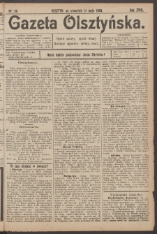 Gazeta Olsztyńska, 1903, nr 60