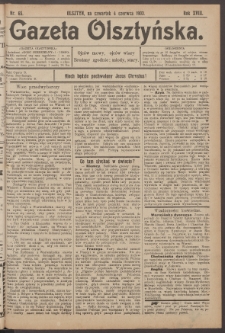 Gazeta Olsztyńska, 1903, nr 65