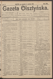 Gazeta Olsztyńska, 1903, nr 71