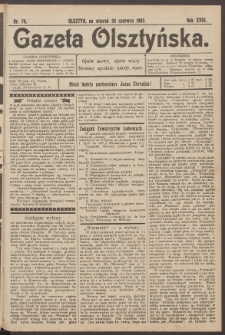 Gazeta Olsztyńska, 1903, nr 76