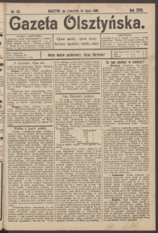 Gazeta Olsztyńska, 1903, nr 83