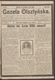 Gazeta Olsztyńska, 1903, nr 86