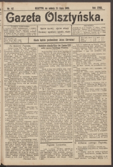 Gazeta Olsztyńska, 1903, nr 87