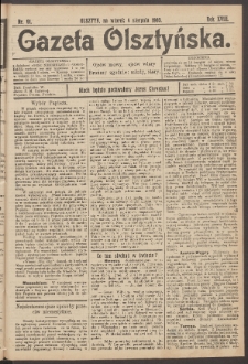 Gazeta Olsztyńska, 1903, nr 91
