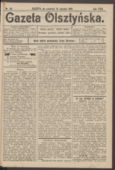 Gazeta Olsztyńska, 1903, nr 98