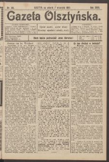 Gazeta Olsztyńska, 1903, nr 106