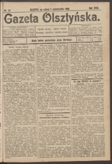 Gazeta Olsztyńska, 1903, nr 117