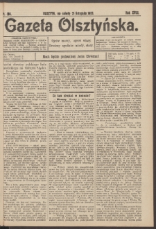 Gazeta Olsztyńska, 1903, nr 138
