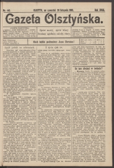 Gazeta Olsztyńska, 1903, nr 140