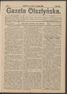 Gazeta Olsztyńska, 1904, nr 2