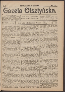 Gazeta Olsztyńska, 1904, nr 7