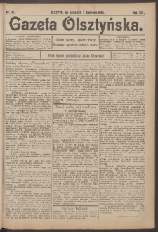 Gazeta Olsztyńska, 1904, nr 41