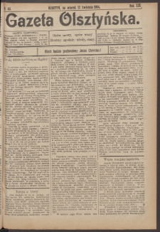 Gazeta Olsztyńska, 1904, nr 43