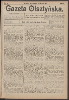 Gazeta Olsztyńska, 1904, nr 44