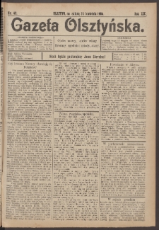 Gazeta Olsztyńska, 1904, nr 48