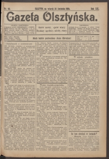 Gazeta Olsztyńska, 1904, nr 49