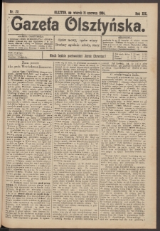 Gazeta Olsztyńska, 1904, nr 72