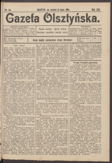 Gazeta Olsztyńska, 1904, nr 84
