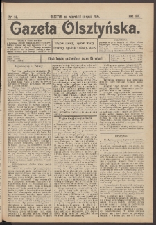 Gazeta Olsztyńska, 1904, nr 96