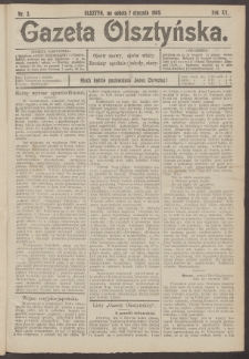Gazeta Olsztyńska, 1905, nr 3