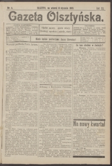 Gazeta Olsztyńska, 1905, nr 4