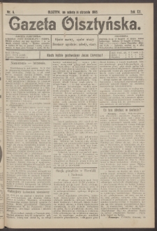 Gazeta Olsztyńska, 1905, nr 6