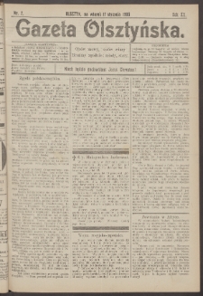 Gazeta Olsztyńska, 1905, nr 7