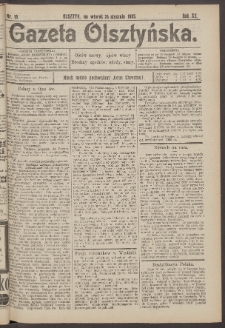 Gazeta Olsztyńska, 1905, nr 10