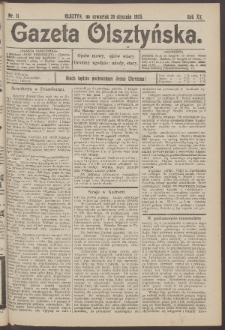 Gazeta Olsztyńska, 1905, nr 11