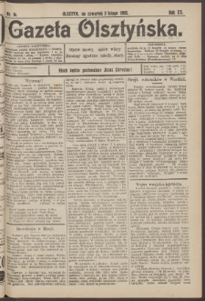 Gazeta Olsztyńska, 1905, nr 14