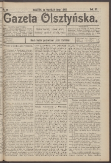 Gazeta Olsztyńska, 1905, nr 19