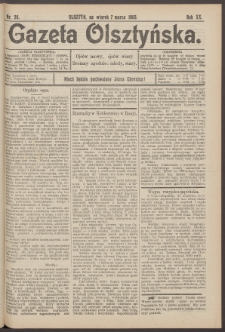 Gazeta Olsztyńska, 1905, nr 28