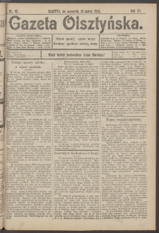 Gazeta Olsztyńska, 1905, nr 35