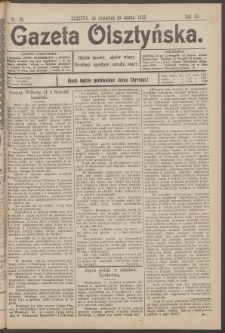 Gazeta Olsztyńska, 1905, nr 38