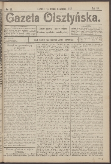 Gazeta Olsztyńska, 1905, nr 39