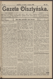 Gazeta Olsztyńska, 1905, nr 40