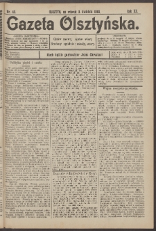 Gazeta Olsztyńska, 1905, nr 43