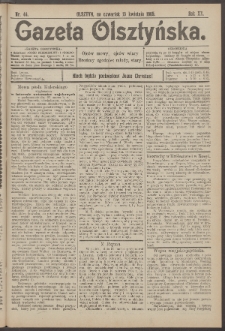 Gazeta Olsztyńska, 1905, nr 44