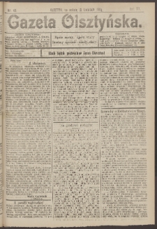 Gazeta Olsztyńska, 1905, nr 45