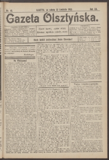 Gazeta Olsztyńska, 1905, nr 48