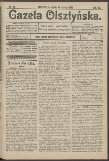 Gazeta Olsztyńska, 1905, nr 68