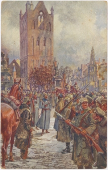 Der europäische Krieg 1914/15. Der Kaiser in Lyck. Nr. 14