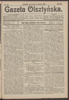 Gazeta Olsztyńska, 1905, nr 69
